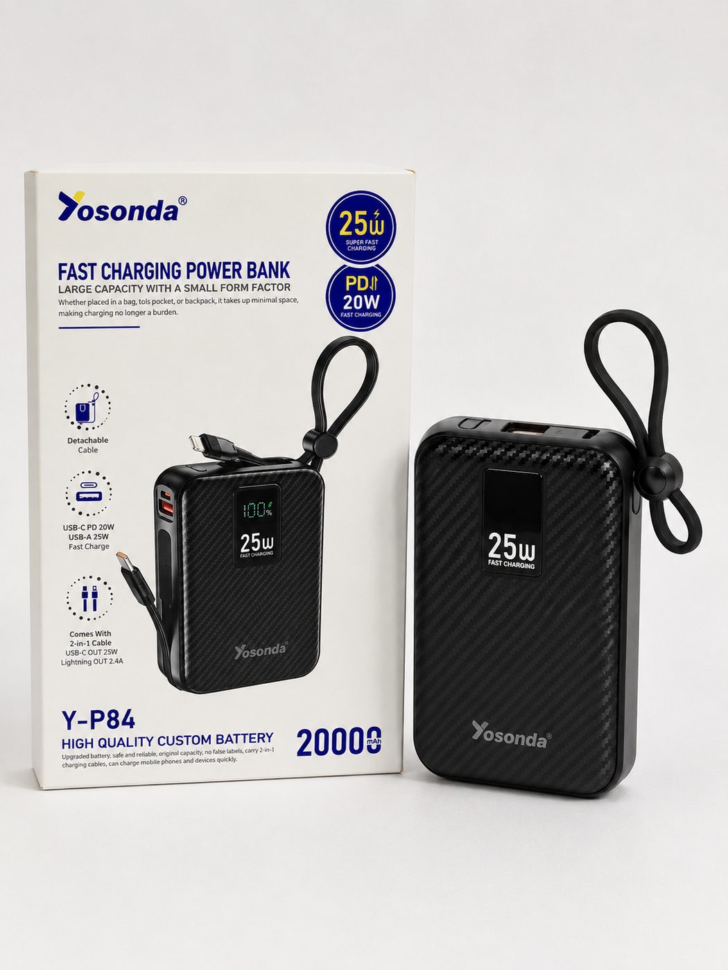 پاور بانک YOSONDA مدل Y-P84 2000