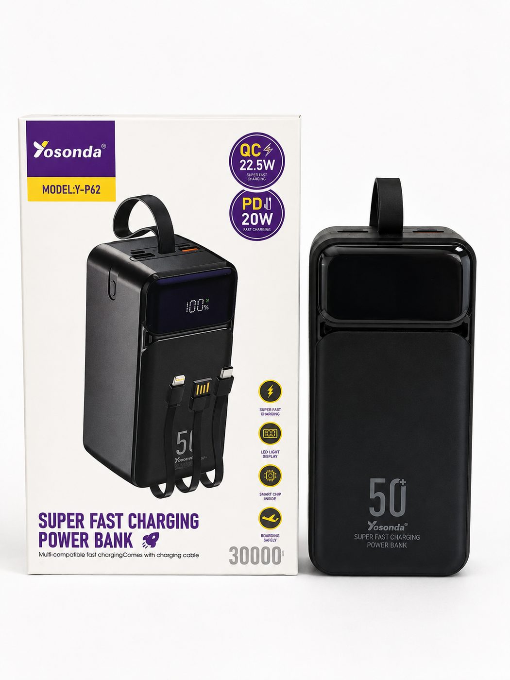 پاوربانک YOSONDA مدل Y-P62 3000