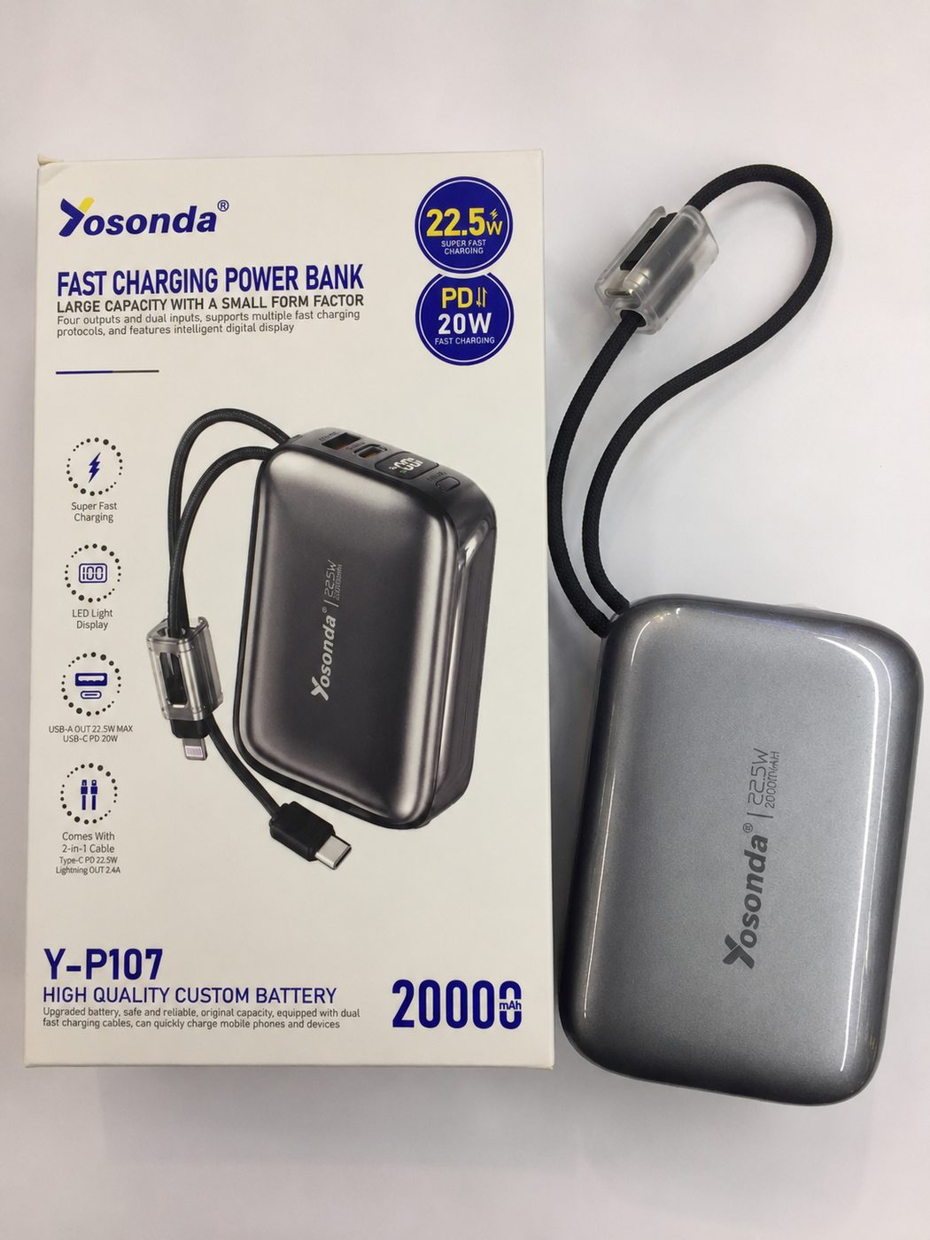 پاور بانک YOSONDA مدل Y-P107