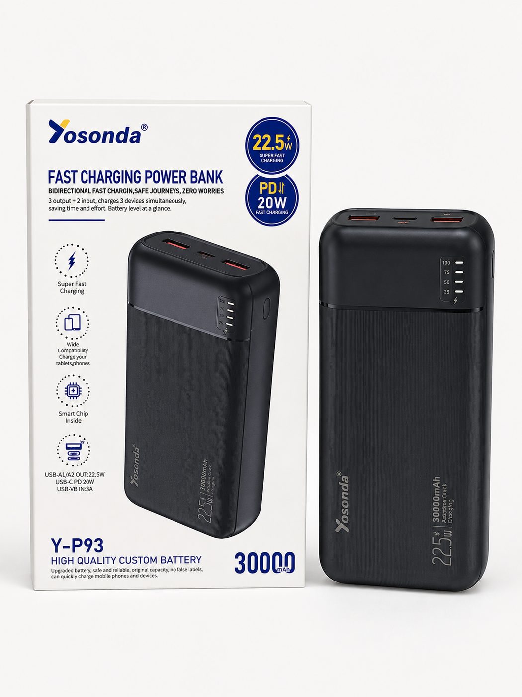 پاور بانک YOSONDA مدل Y-P93